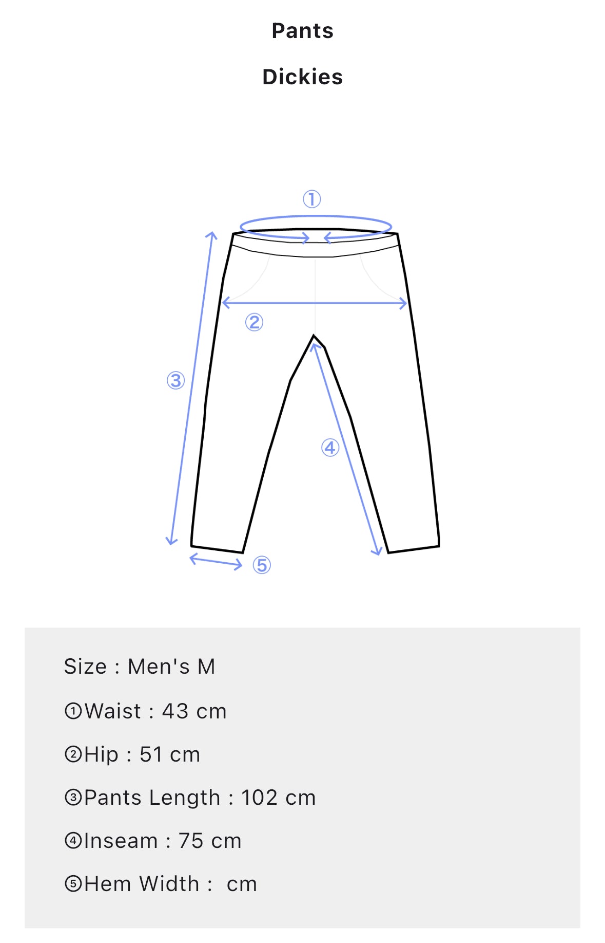 Dickies Men’s Black Pants M