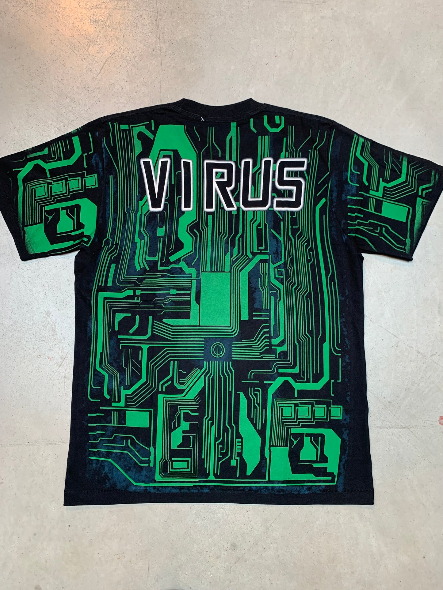 Iron Maiden "VIRUS" All Over Print Band T-Shirt