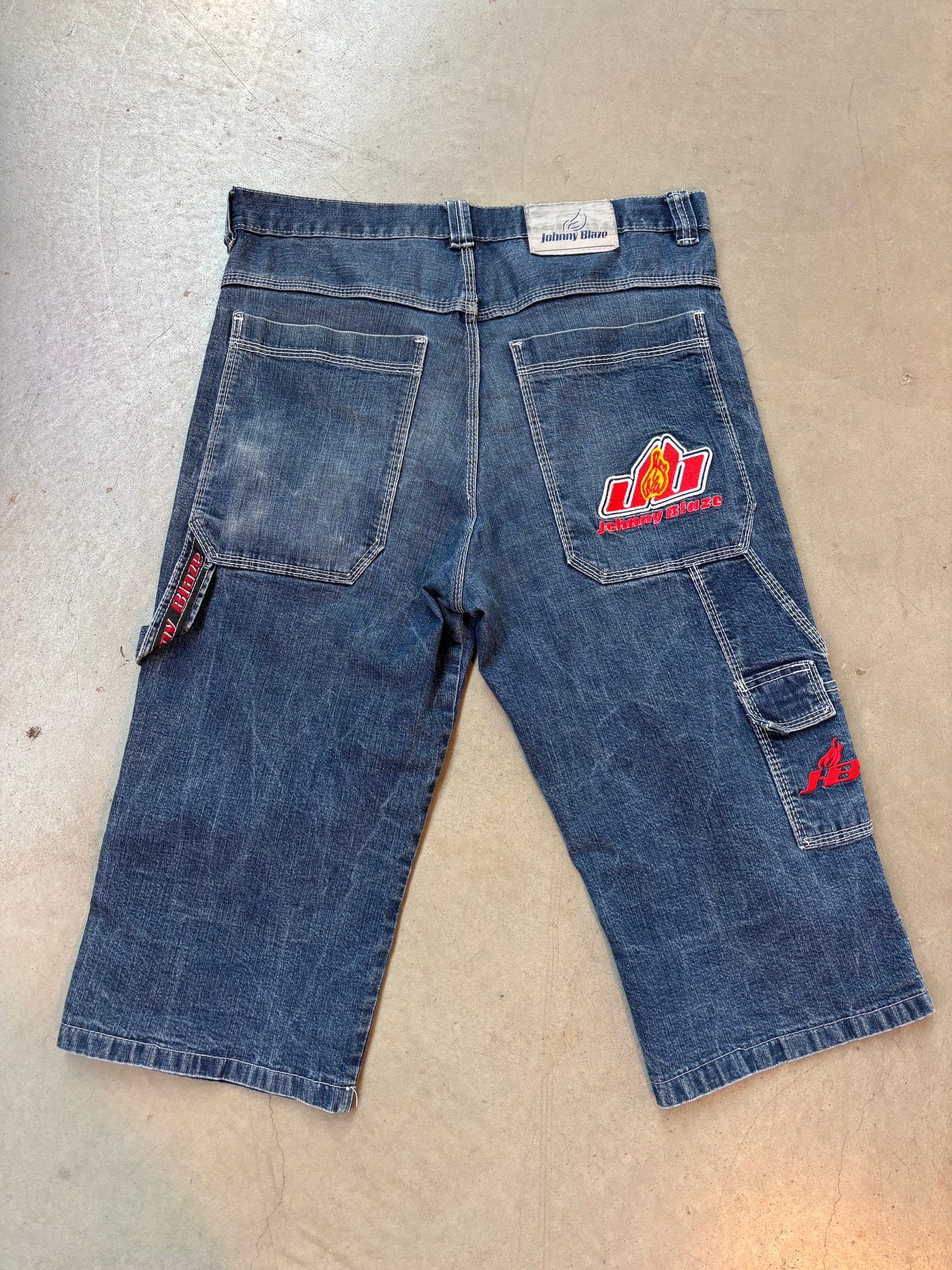 Mens Y2K Johnny Blaze Shorts