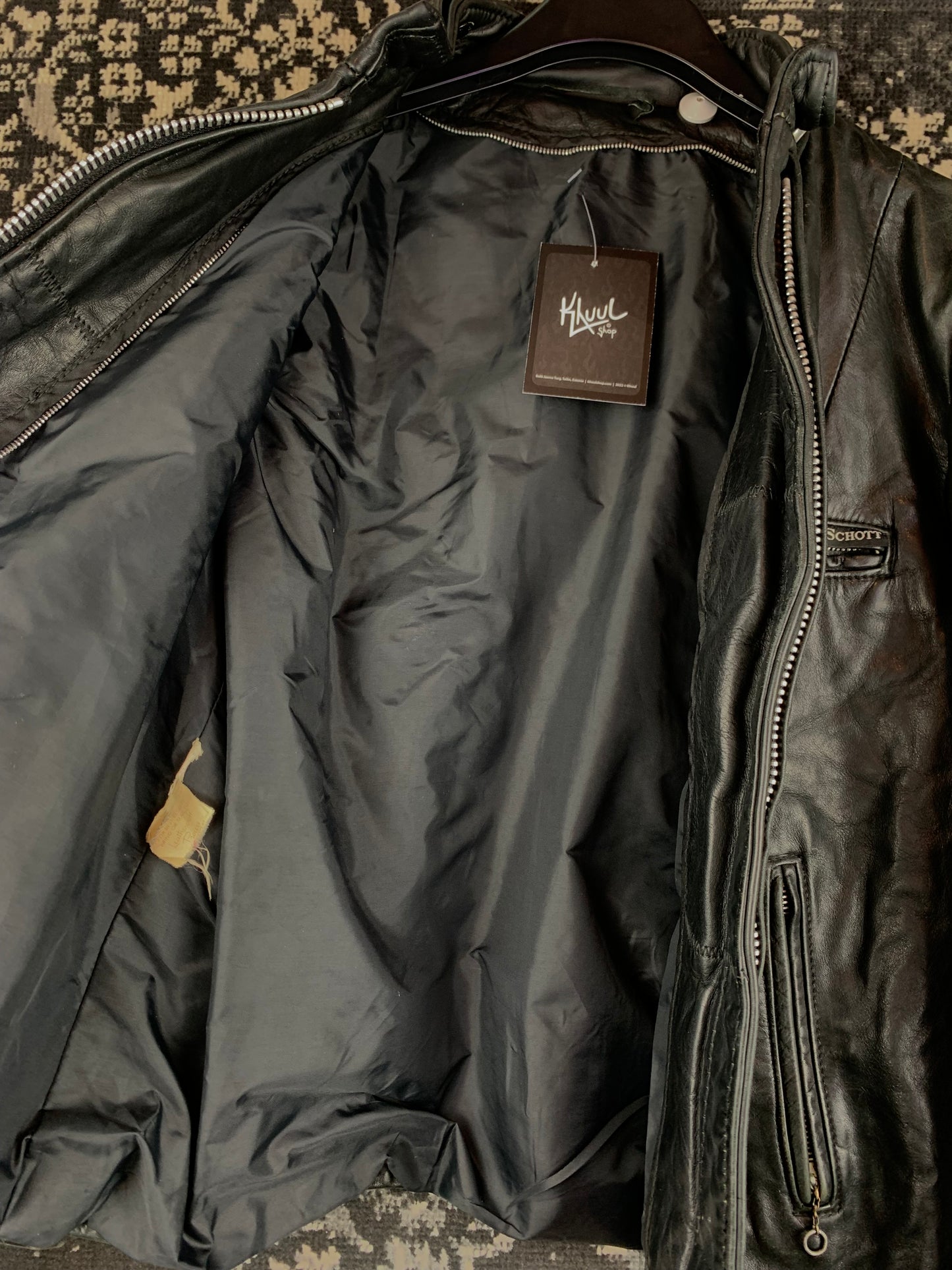 Women’s Vintage Schott NYC Black Leather Jacket