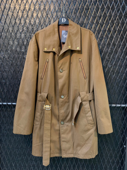Vintage Brown Belted Trench Coat