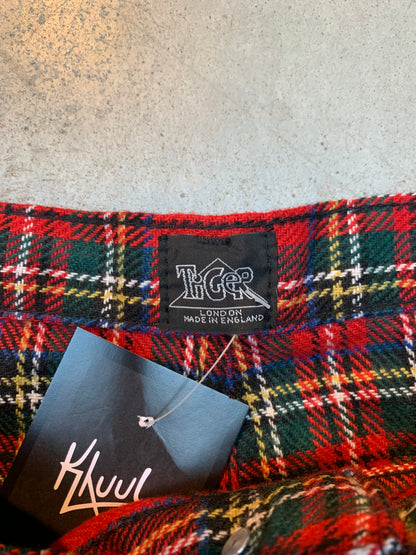 Tiger of London Red Plaid Tartan Punk Pants