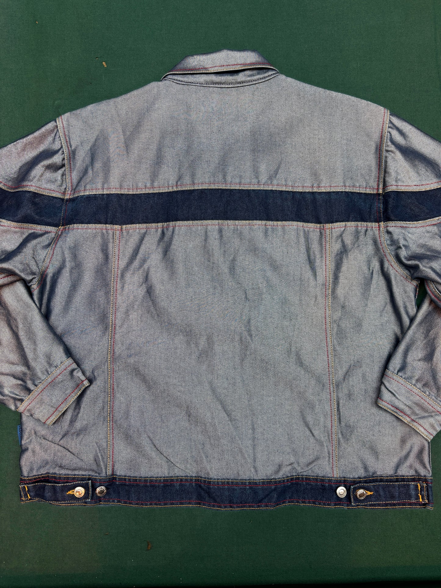 Vintage Urban Edge Denim Jacket Men XL