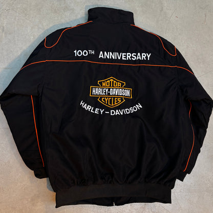 Vintage Harley Davidson 100th Anniversary Racing Bomber Jacket