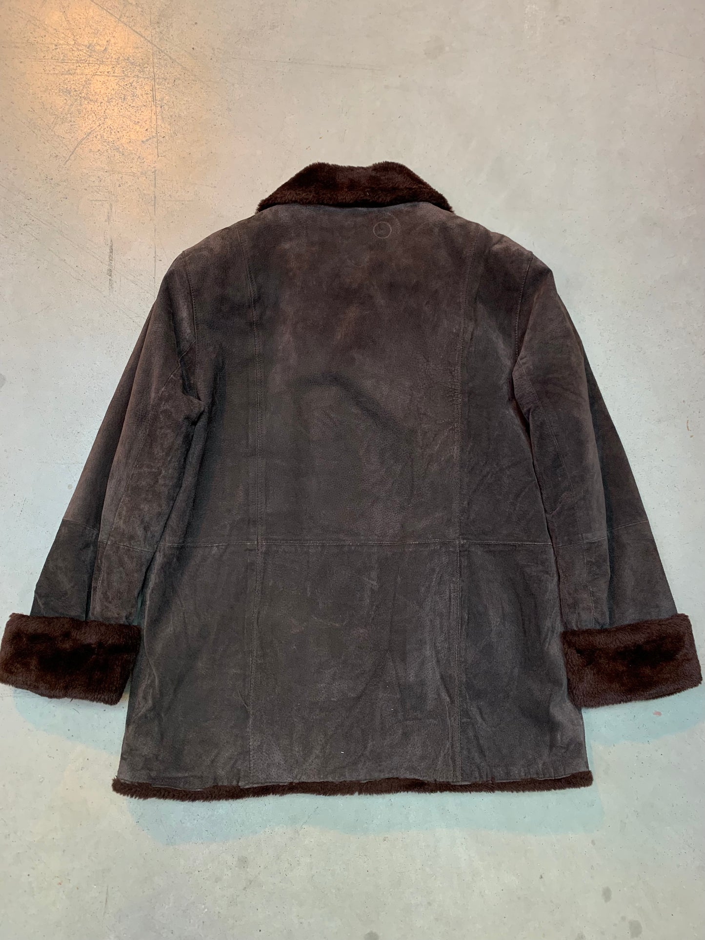 Womens Vintage Shearling Coat