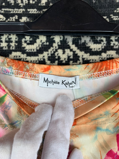 Y2K Women's Multicolor Floral Print Asymmetrical Skirt