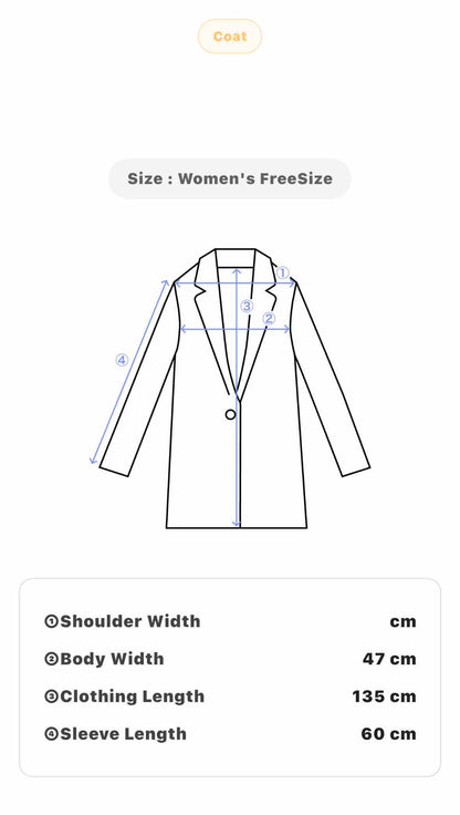 Elegant Women's Long Black Wool Blend Coat