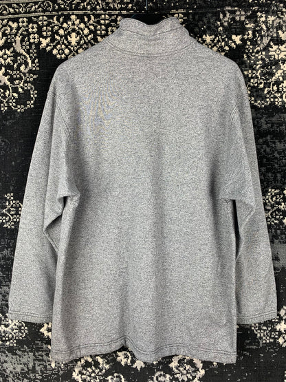 Men’s Champion Quarter Zip Grey Pullover Hoodie