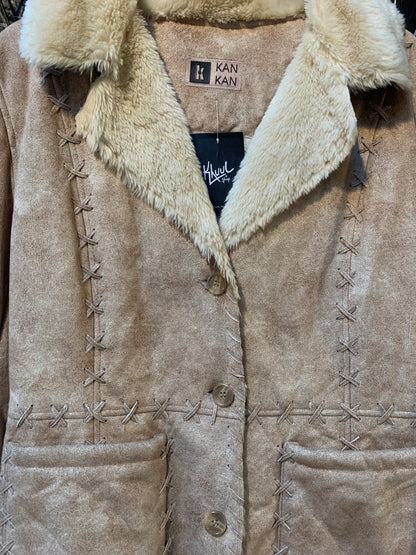 KanKan Vintage Faux Shearling Coat