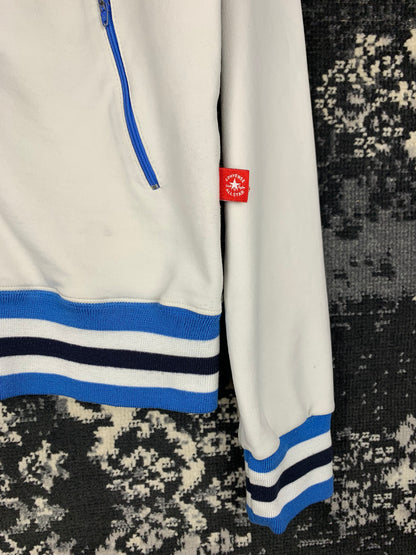 Converse White and Blue All Star Varsity Style Zip-Up Jacket