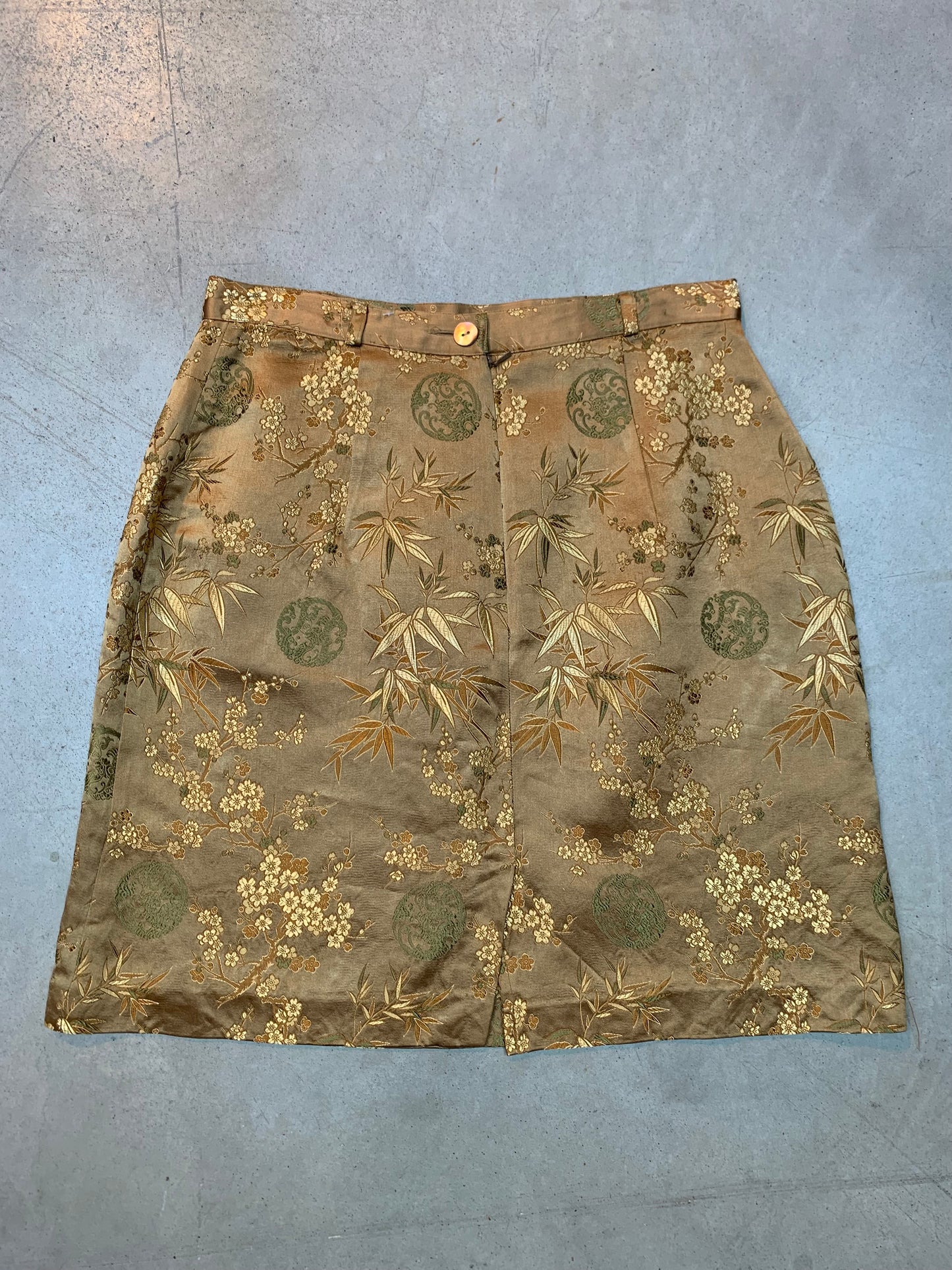 Vintage Women's Traditional Chinese Brocade Skirt