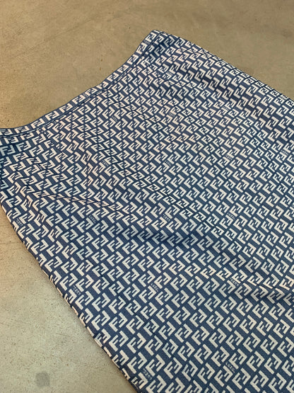 Vintage Women’s Fendi Monogram Blazer and Skirt Two-Piece Suit