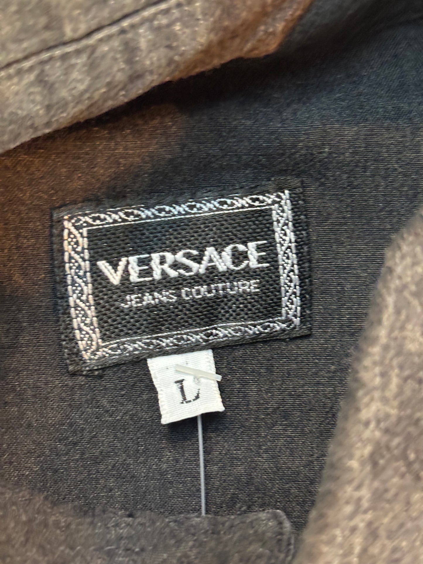 Versace Jeans Couture Charcoal Button Up Shirt