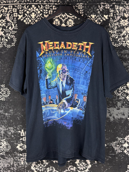 Megadeth "Rust In Peace" 20th Anniversary Tour T-Shirt XL