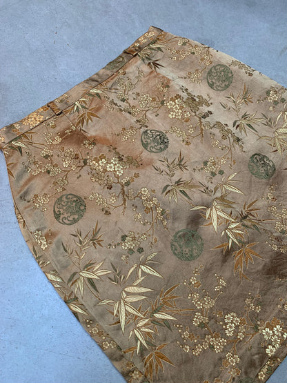 Vintage Women's Traditional Chinese Brocade Skirt