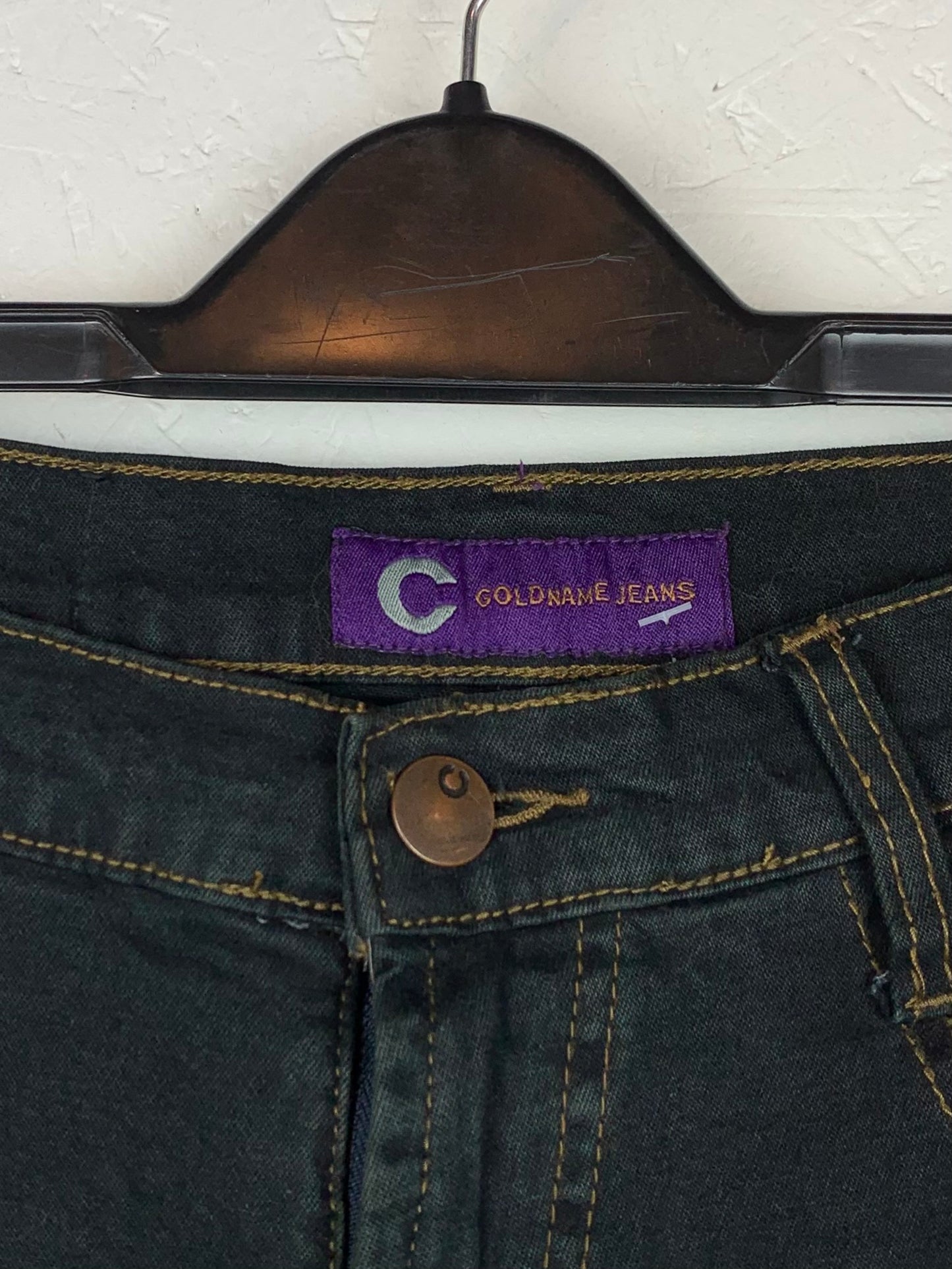Goldname Y2K Dark Blue Flared Jeans