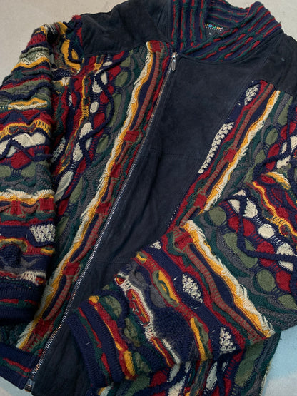 Rare COOGI Australia Black Zip Jacket