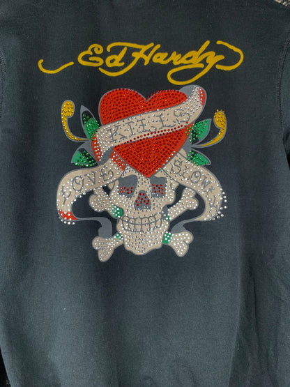 Womens Y2K Ed Hardy Sweater