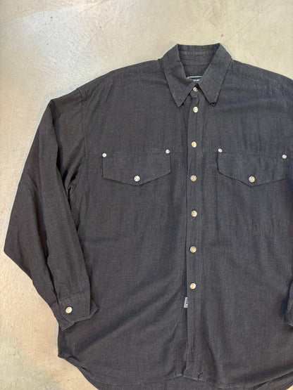 Versace Jeans Couture Charcoal Button Up Shirt