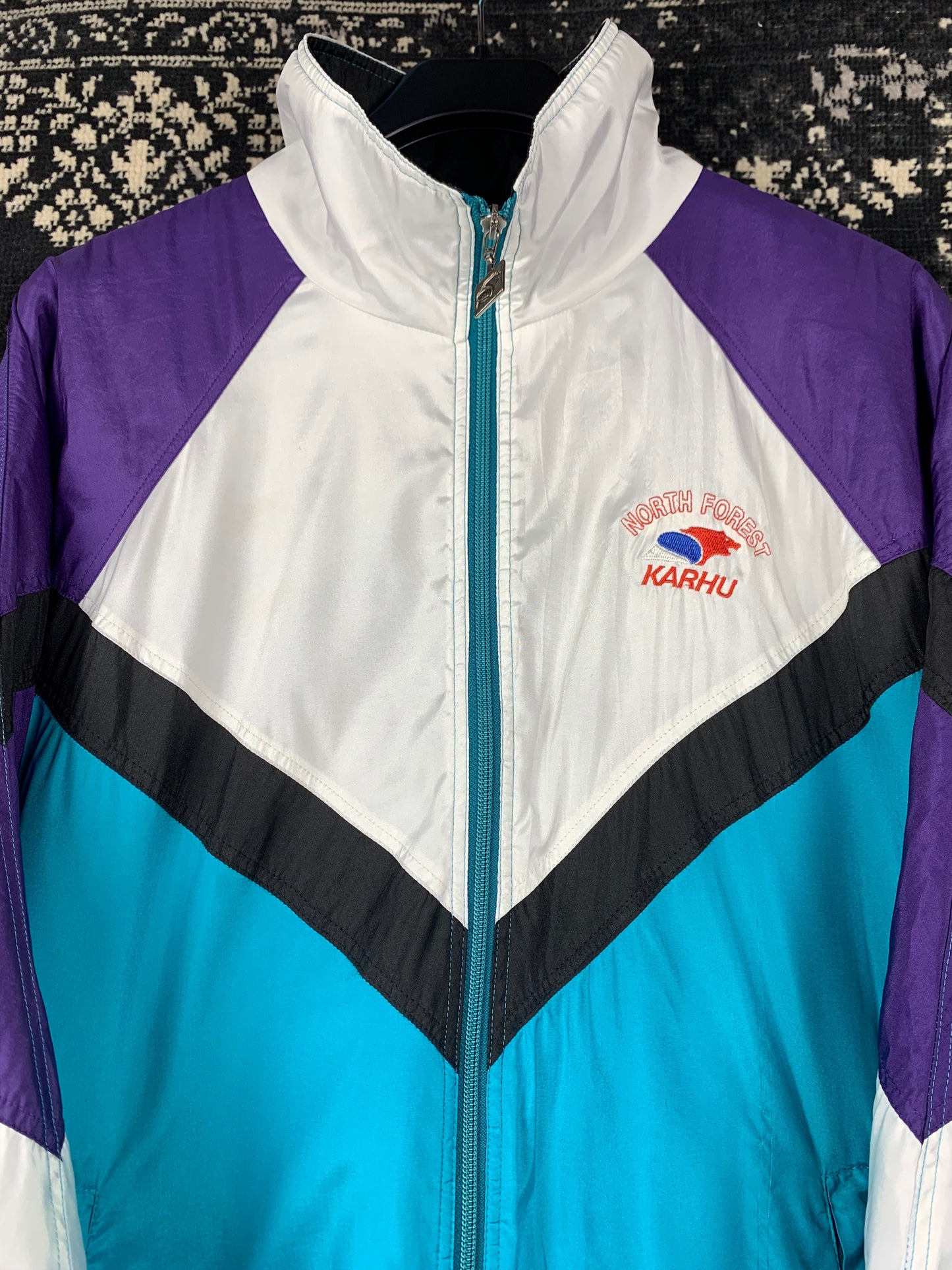 Mens Vintage North Forest Windbreaker Track Jacket