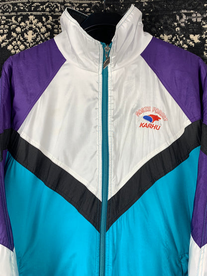Mens Vintage North Forest Windbreaker Track Jacket
