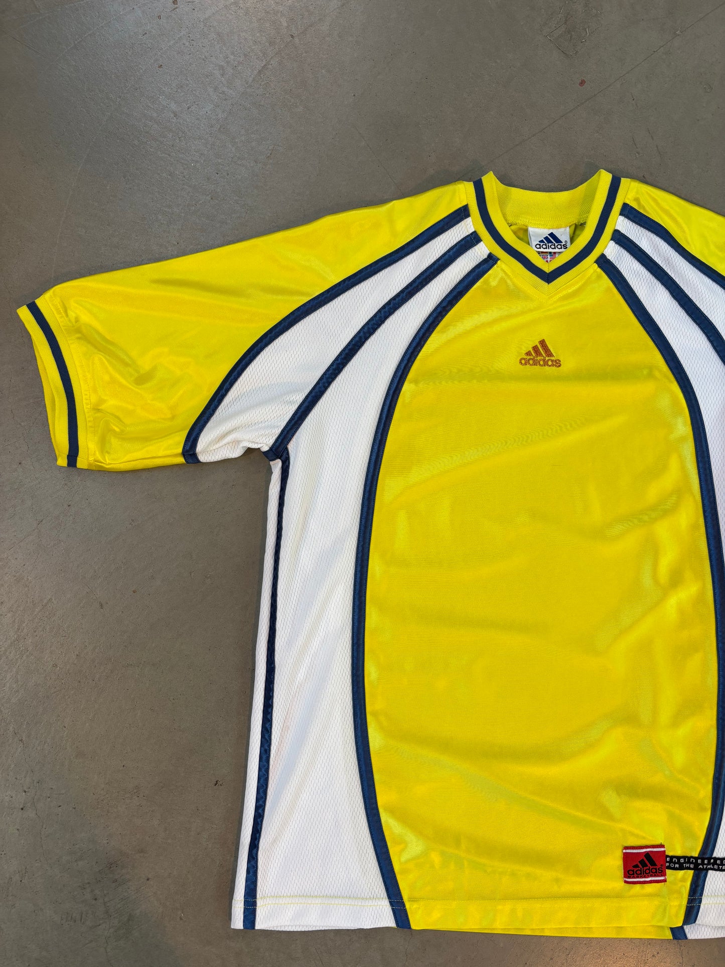 Adidas Climalite Yellow White Jersey