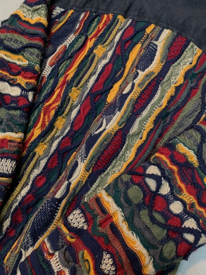 Rare COOGI Australia Black Zip Jacket