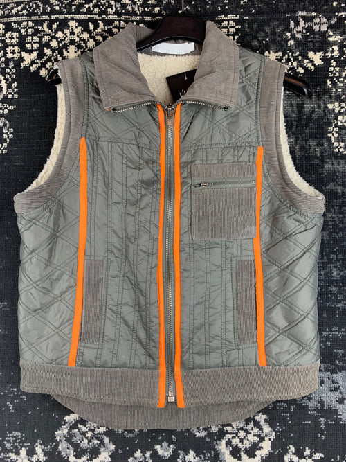 Y2K Style Quilted Puffer Utility Vest by ICHI