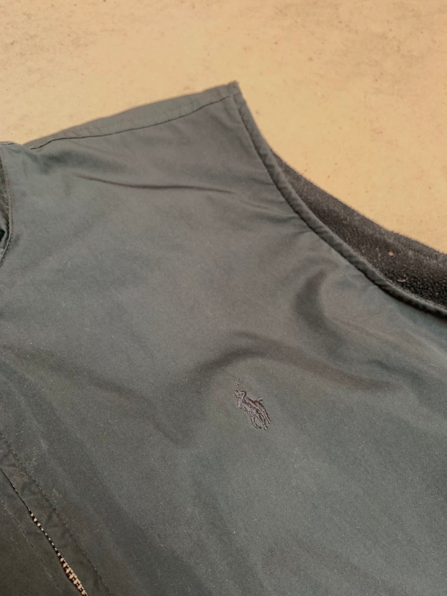 Polo Ralph Lauren Black Fleece Lined Vest