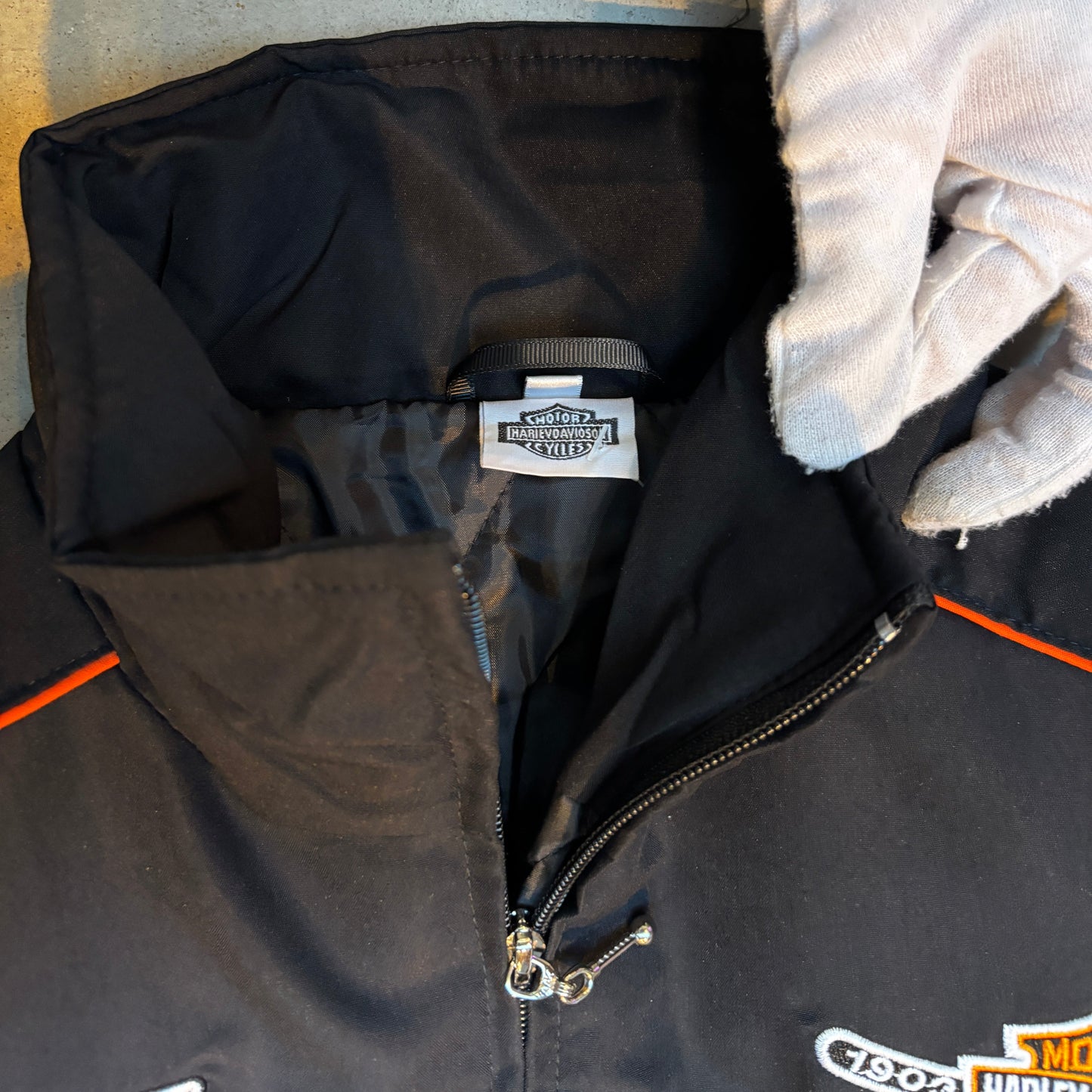 Vintage Harley Davidson 100th Anniversary Racing Bomber Jacket