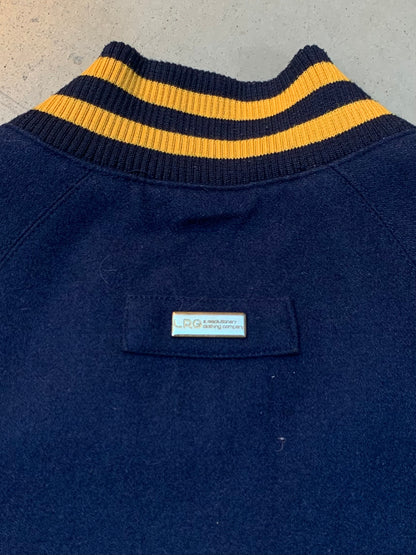 Vintage LRG Dark Blue Varsity Jacket
