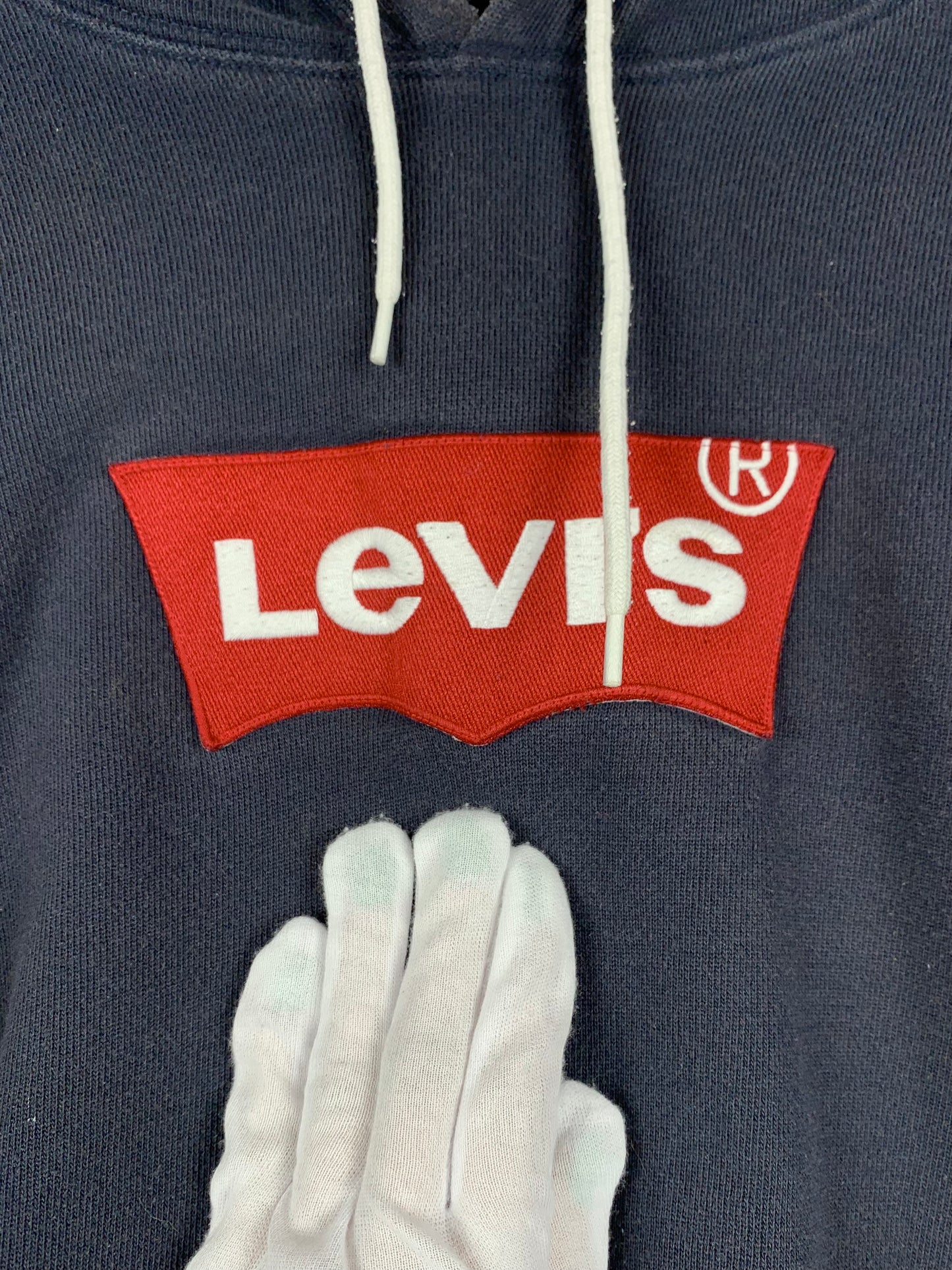 Men's Vintage Levi's Dark Blue Hoodie