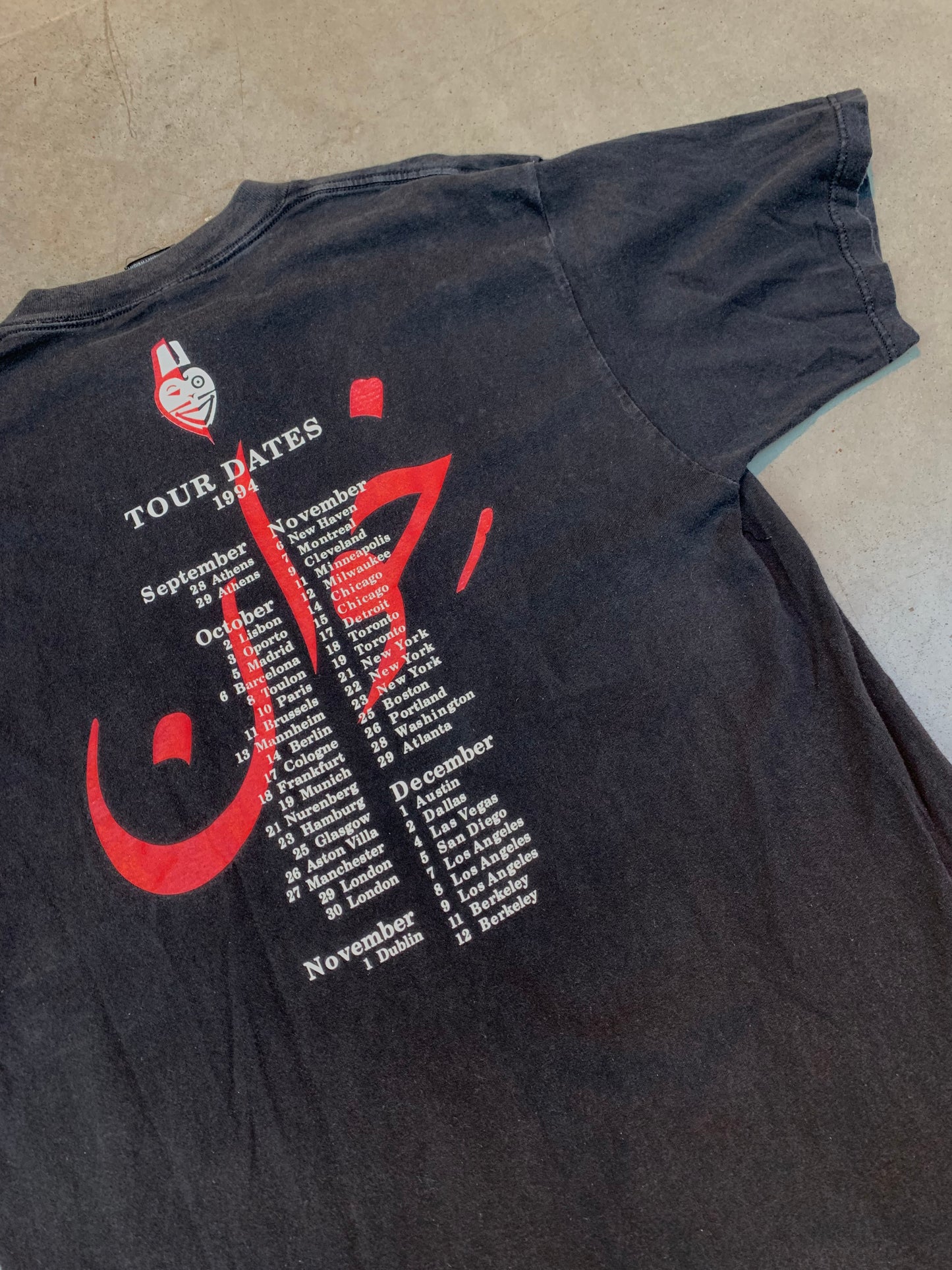 Bryan Ferry Mamouna 1994 World Tour Dates Graphic T-Shirt