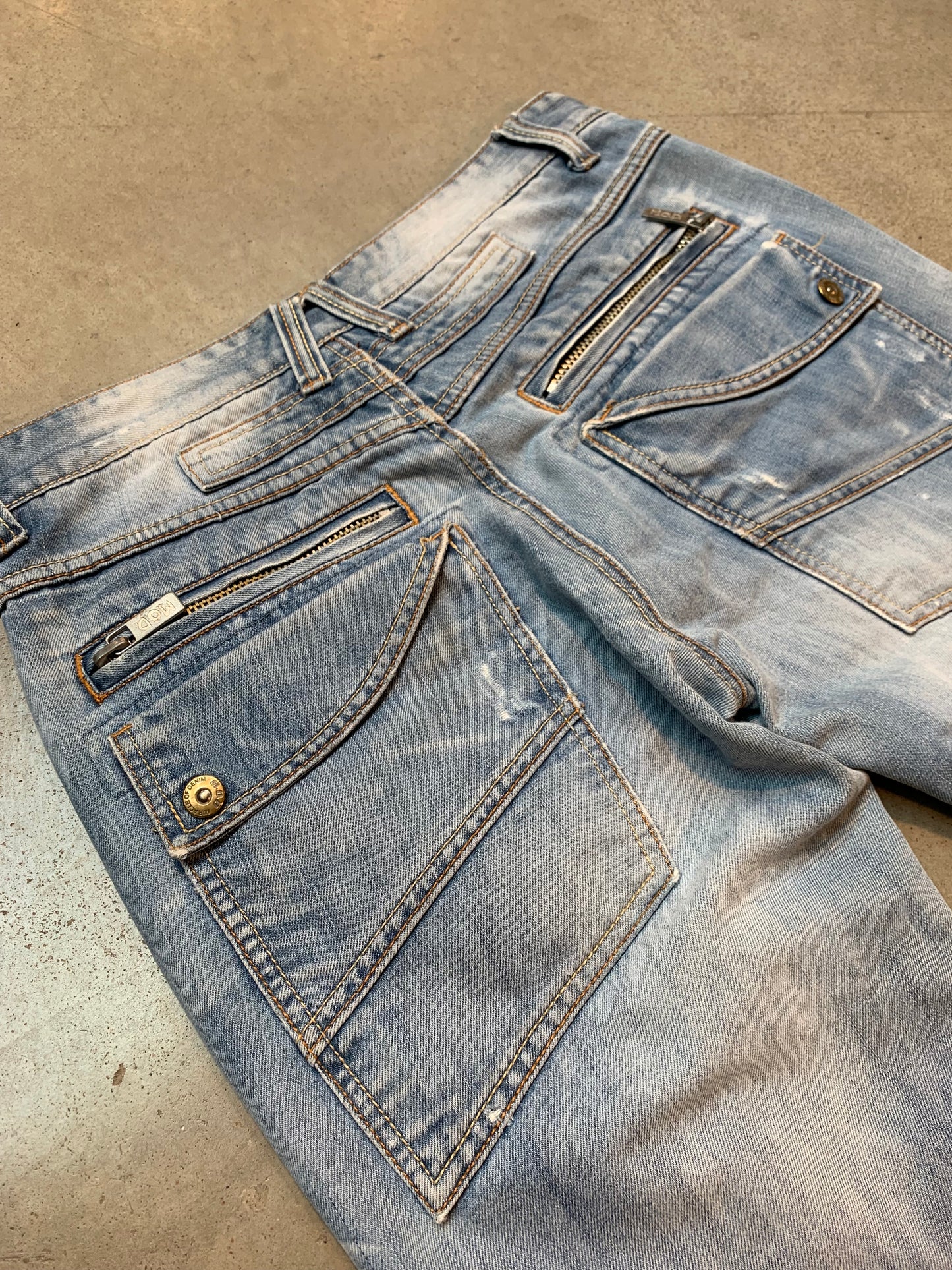 M.O.D Distressed Light Blue Denim Jeans