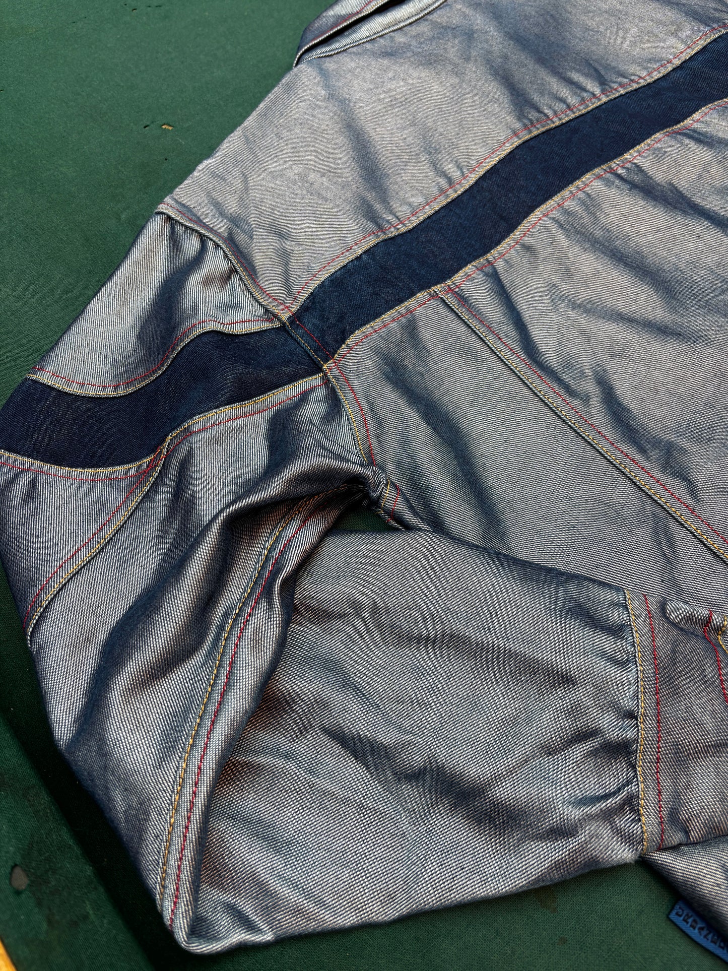 Vintage Urban Edge Denim Jacket Men XL