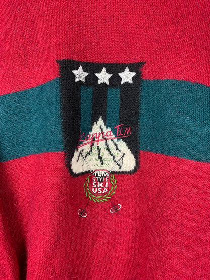 Men's Vintage Kappa Burgundy Sweater