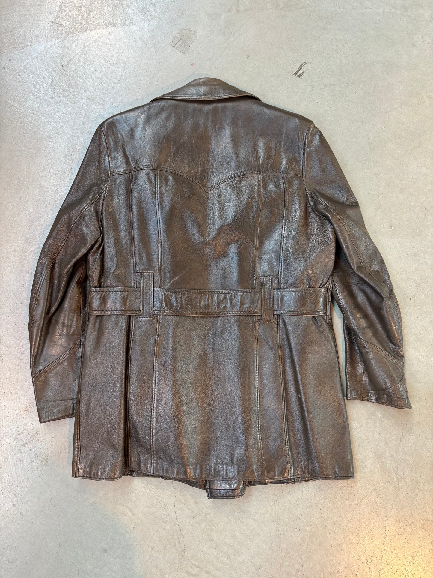 Vintage Coast Sportswear Leather Coat