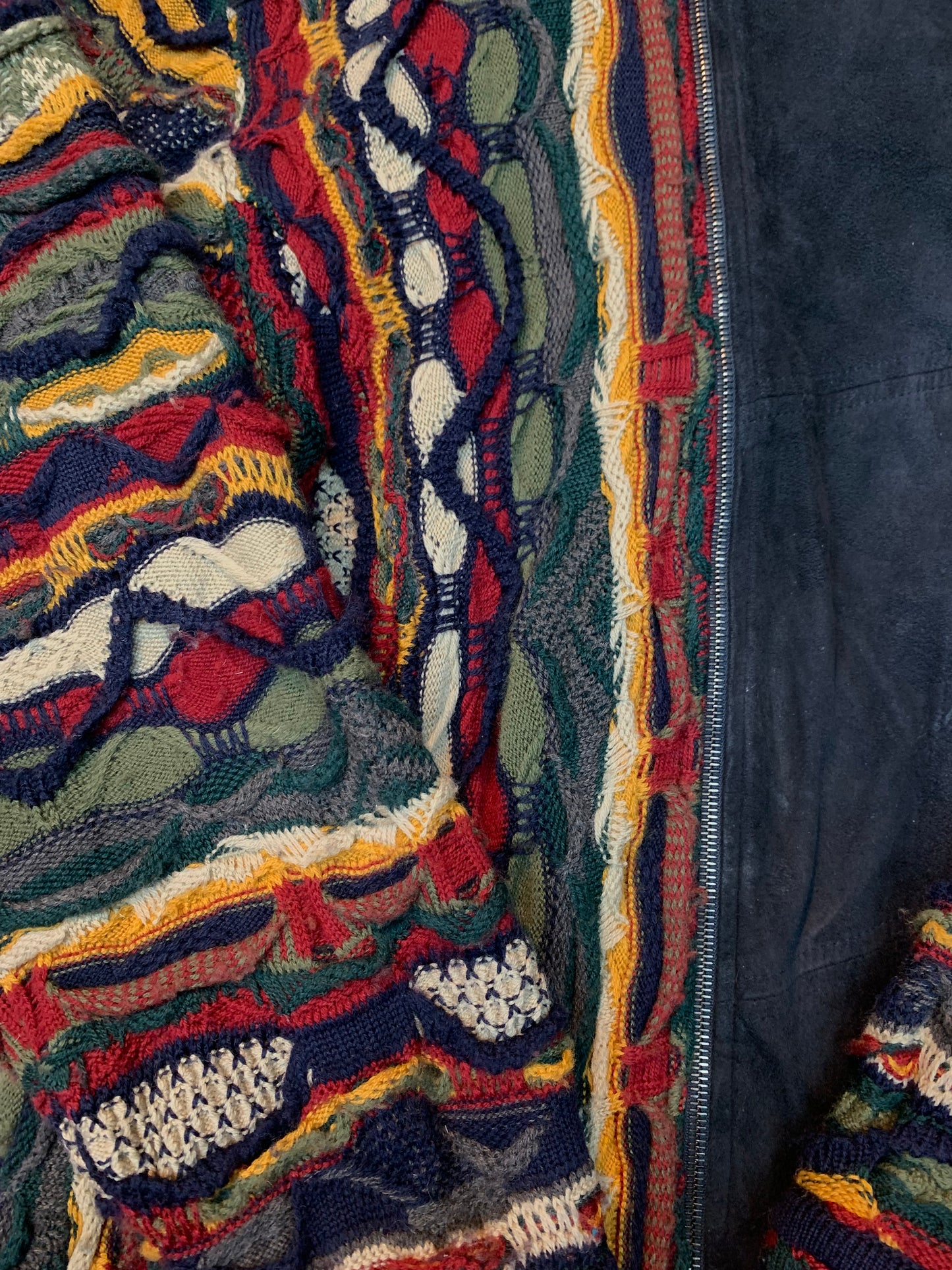 Rare COOGI Australia Black Zip Jacket