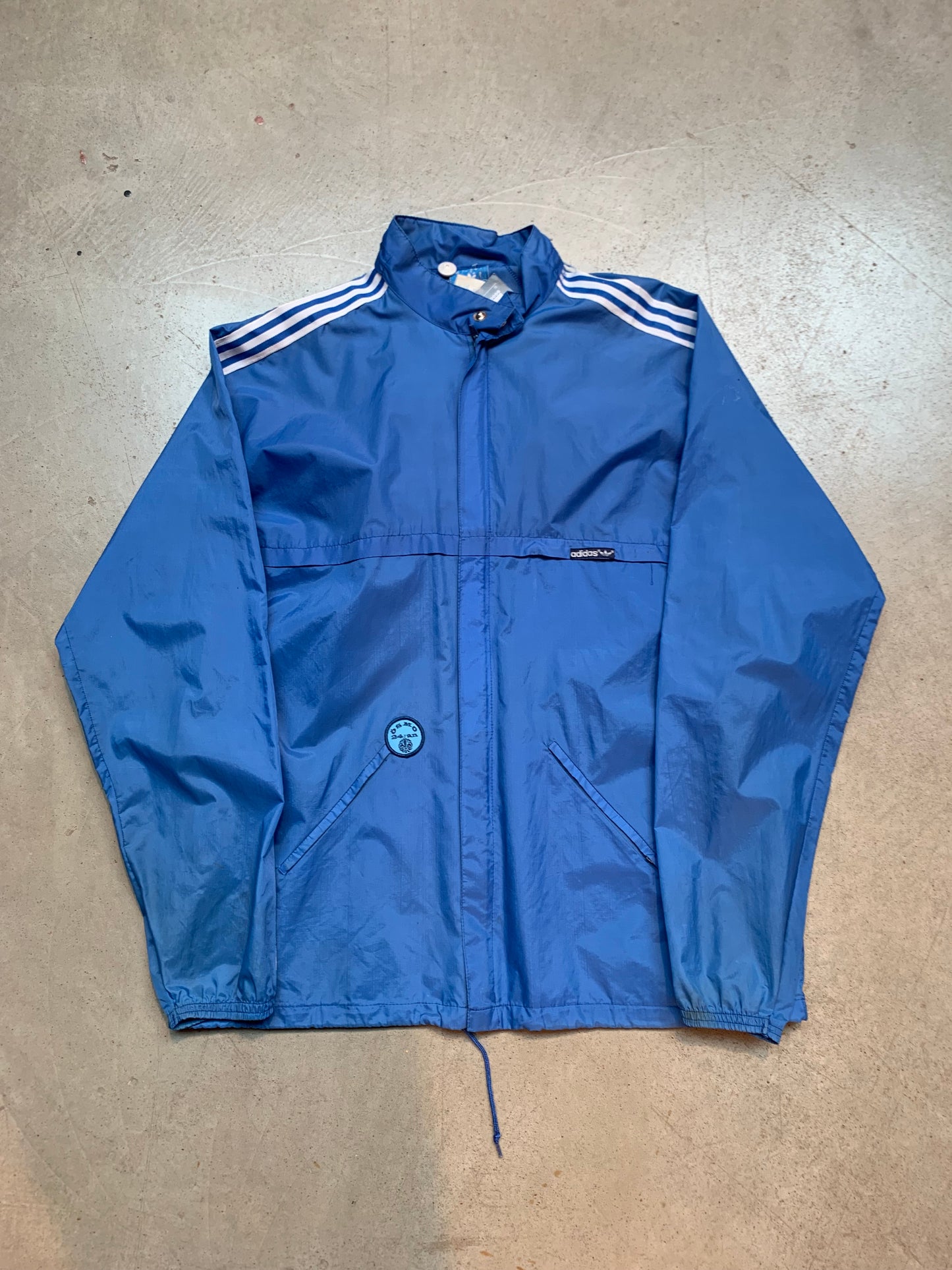 Vintage Adidas Blue Rain Jacket