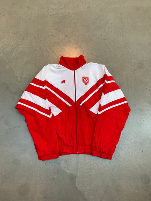 Red And White Tunisian National Team Track Jacket