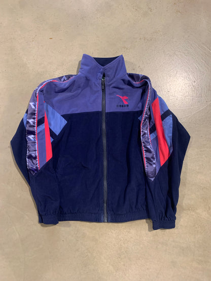 Men's Vintage Diadora Y2K Colorblock Track Jacket