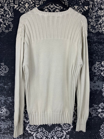 Men’s Y2K Tom Tompson Beige Knit Sweater