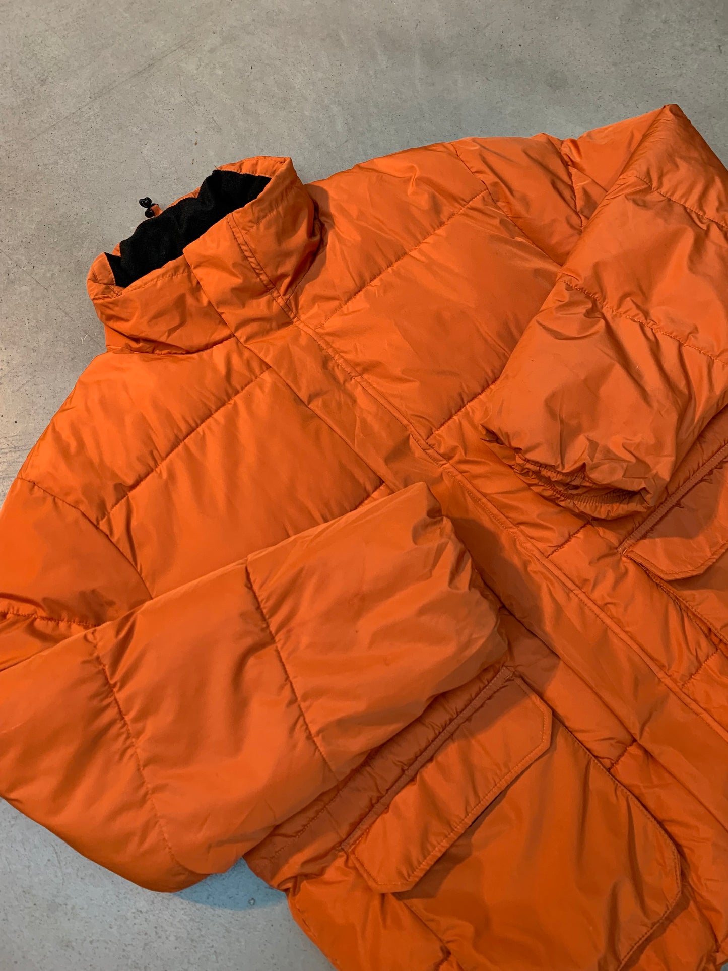 Vintage Dickies Heavyweight Orange Puffer Jacket