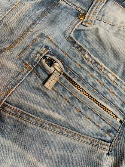 M.O.D Distressed Light Blue Denim Jeans