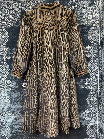 Vintage Spotted Exotic 1940s Fur Coat