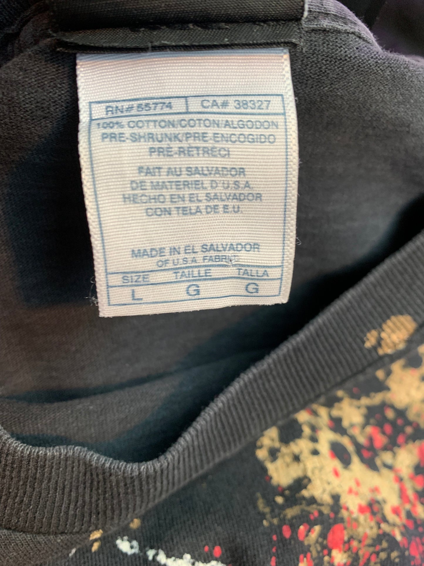 Vintage TAPOUT Graphic Black T-Shirt