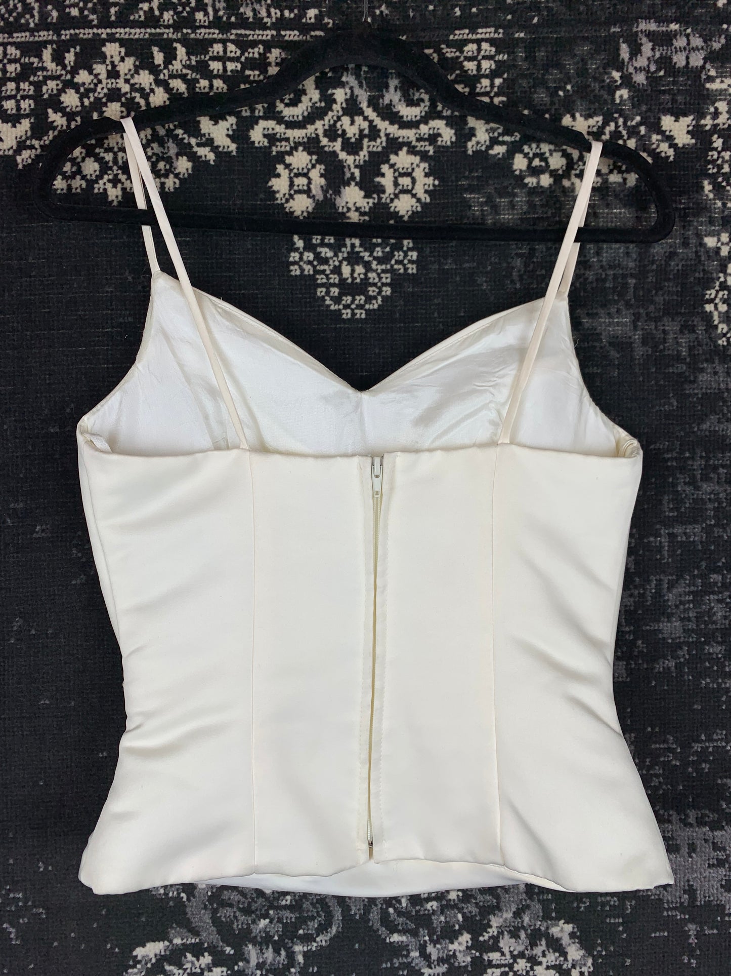 Women's Vintage Ivory Wedding Top