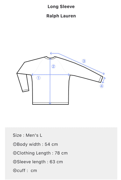 Ralph Lauren Grey Long Sleeve Polo Shirt