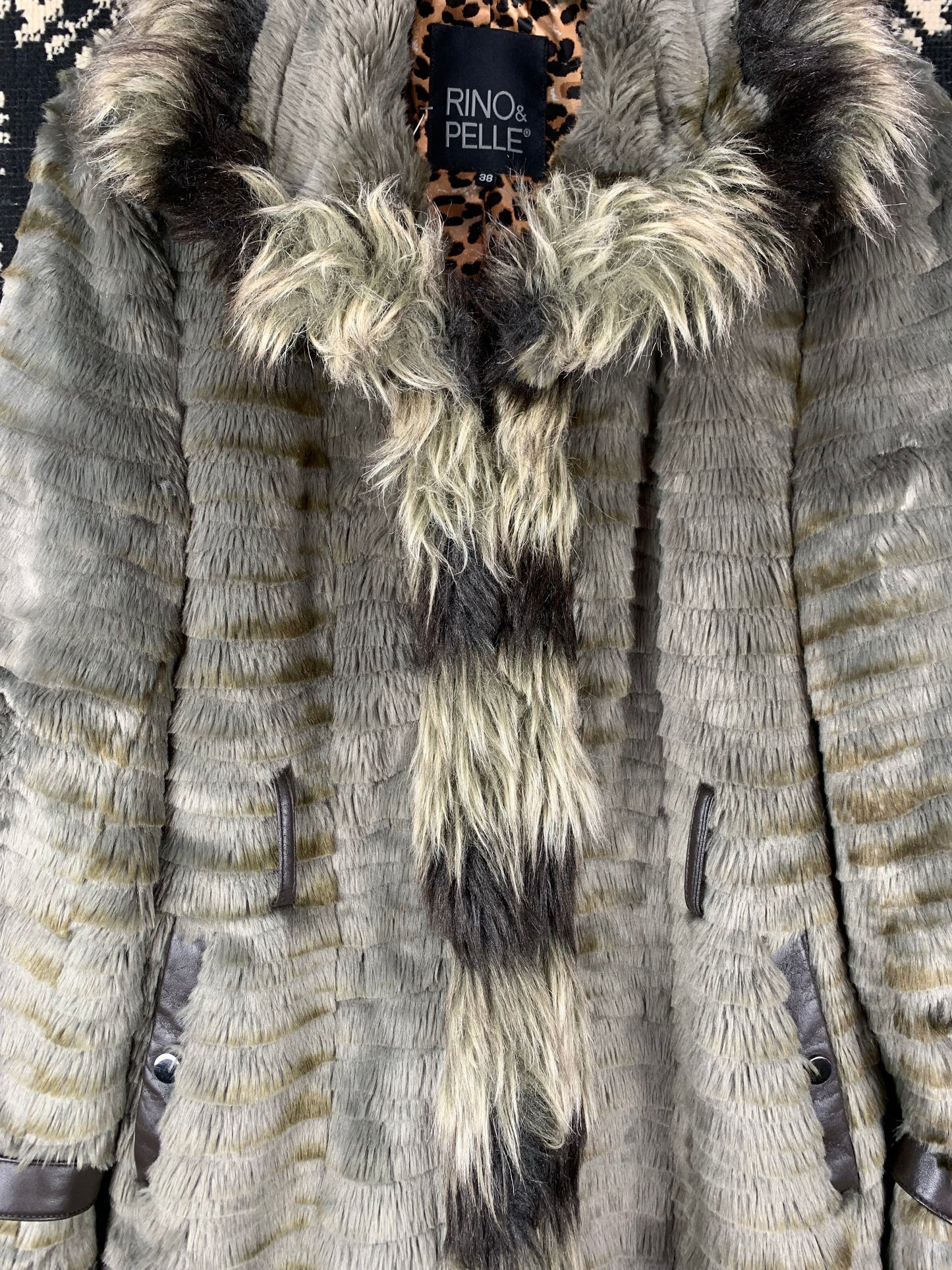 Women's Vintage Rino & Pelle Faux Fur Coat