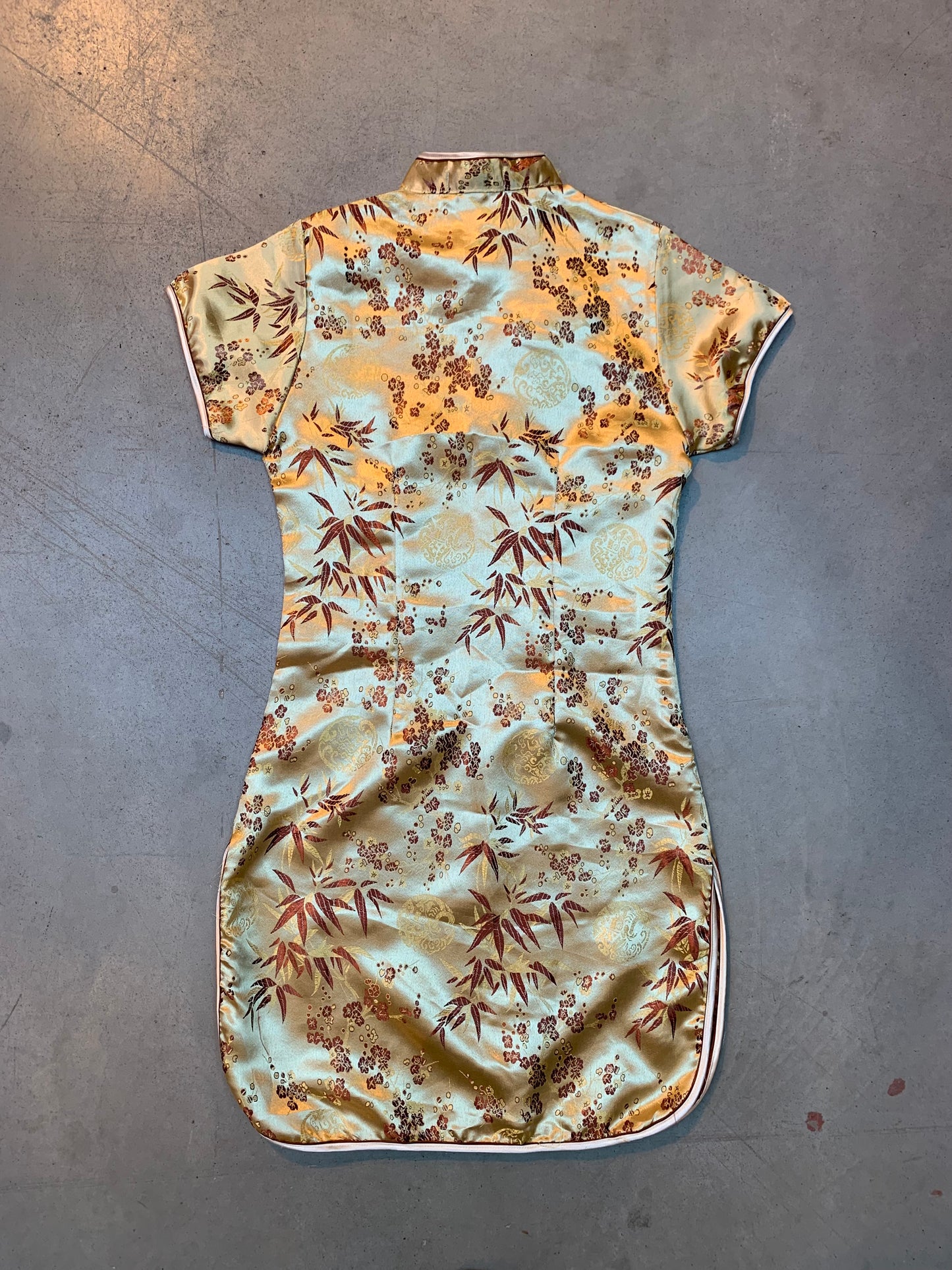 Vintage Women's Chinese Style Fitted Cheongsam Dress